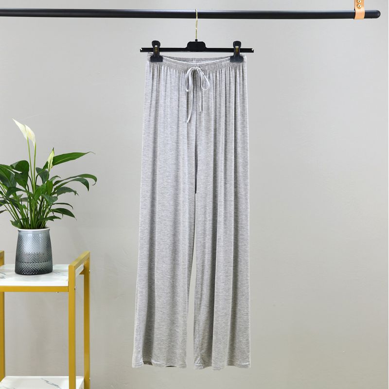 

Modal High Waist Thin Loose-Fitting Loungewear Loose Pants Light gray L (Recommendation 40.00 kg-60.00 kg