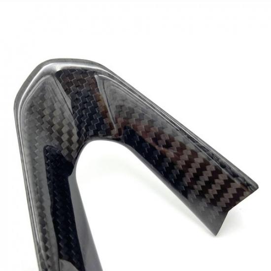 Real Carbon fiber Steering Wheel U Type Cover Trim For Cadillac CT4 CT5 -22