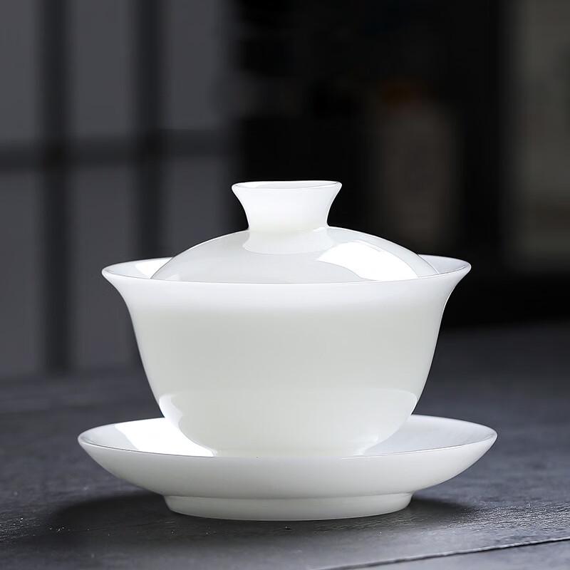 Ice Jade Ceramic Anti-Scald Gaiwan