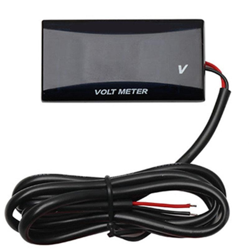 Universal Motorcycle Voltmeter Koso Mini LED Digital Display Electromobile Gauge Car Voltage Meter with Holder  12V-100V
