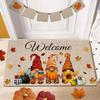 Thanksgiving Autumn Entrance Doormat - Bathroom Absorbent Carpet, Easy-To-Maintain Home Decoration Carpet