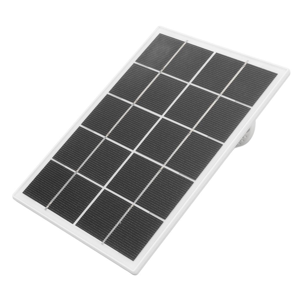 Camera Solar Charging Panel with Bracket 3W 5V Monocrystalline Silicon Type C Security Camera Solar Panel for   Devices