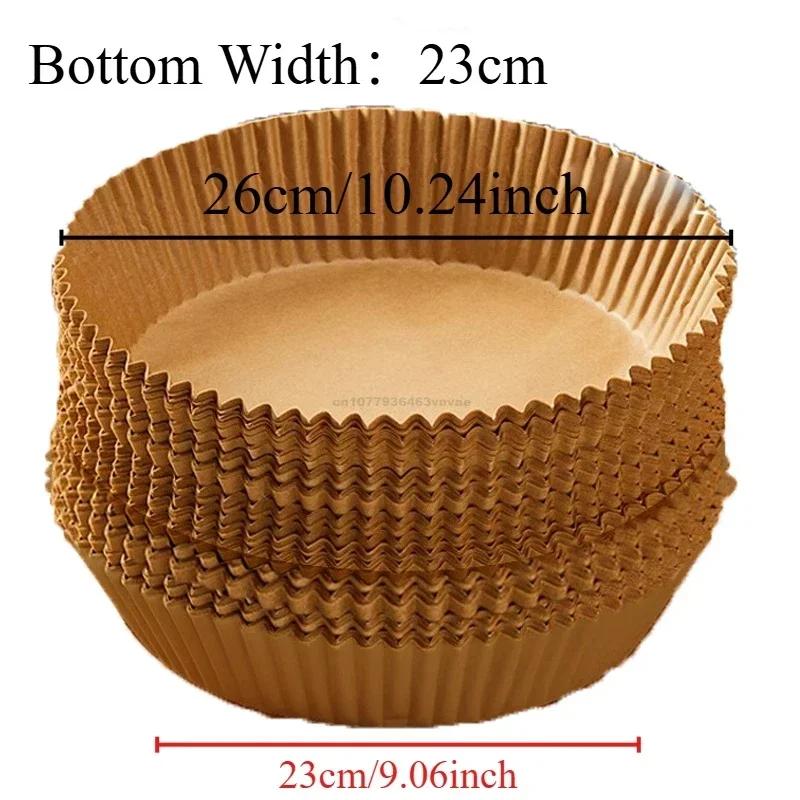 Air Fryer Paper Accessories Disposable Liners Non-Stick Airfryer Baking Papers Non-stick Parchment Paper Cooking Roasting Microw