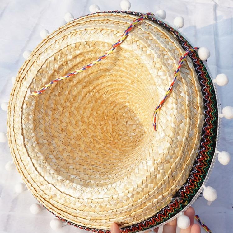 LuauEvent Straw Hat Festival Costume Party Hat Children Traditional Mexicans Hat