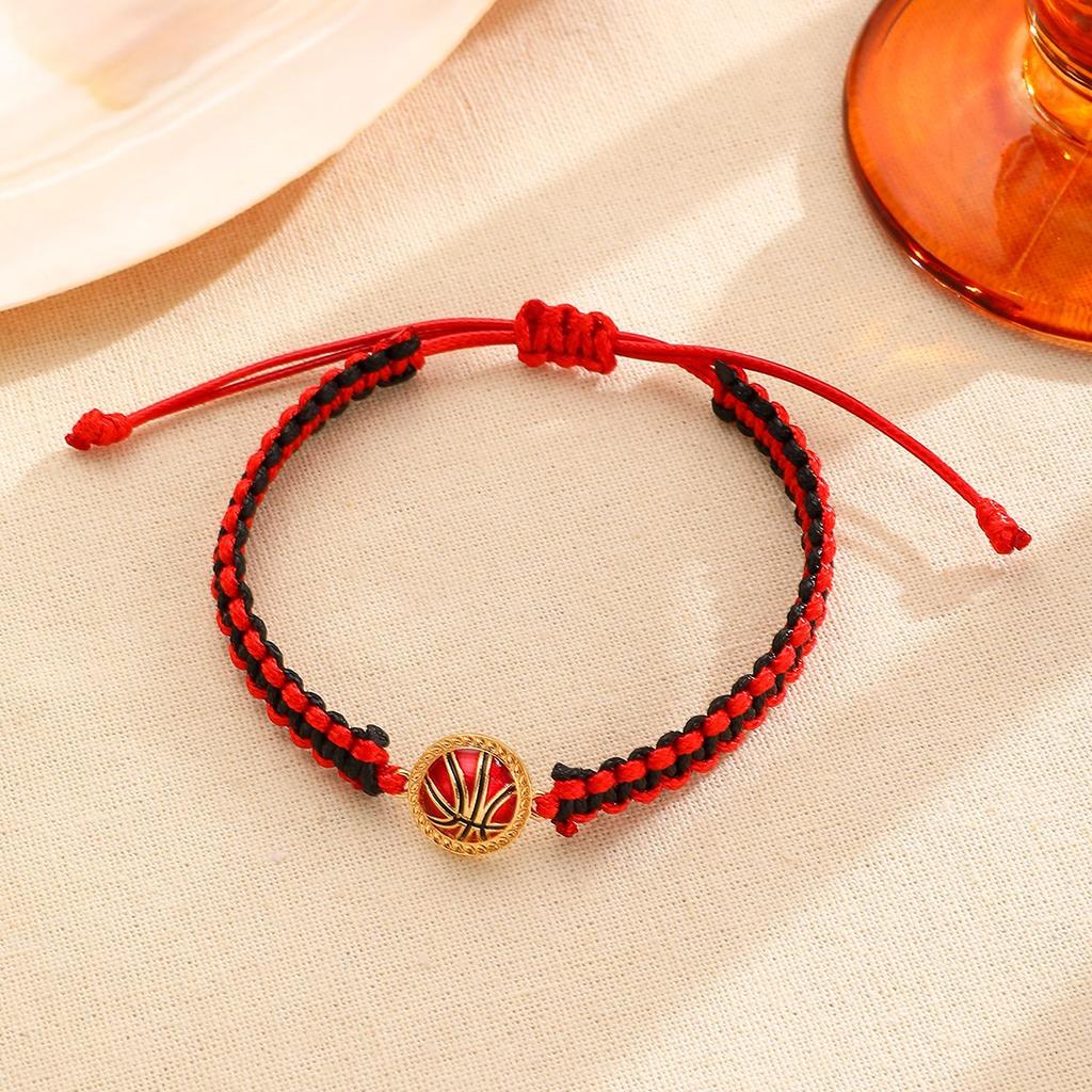 Hand-woven Sports Bracelet Adjustable Nylon Cord Bracelet Sports and World Cup Bracelet