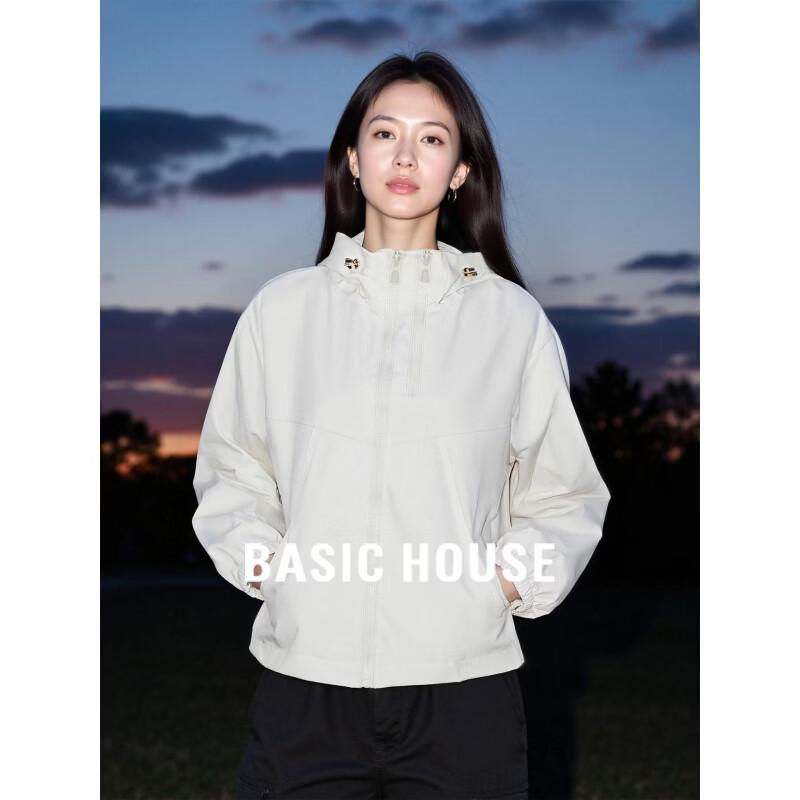 Basic House Women s Hooded Outdoor Jacket M