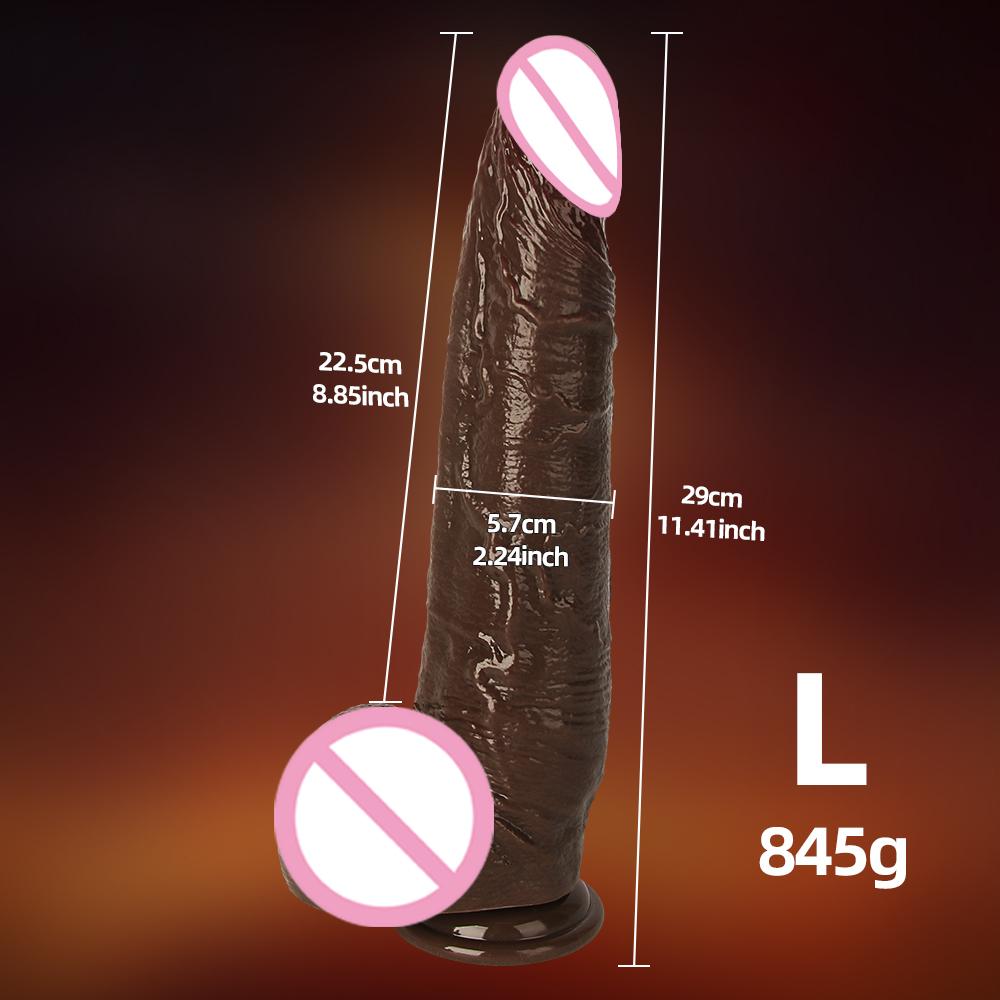 Realistic Big Dildo for Women Beginners Skin Sliding Foreskin Anal Vagina G Spot Stimulation Artifical Penis Sex Toy Masturbator