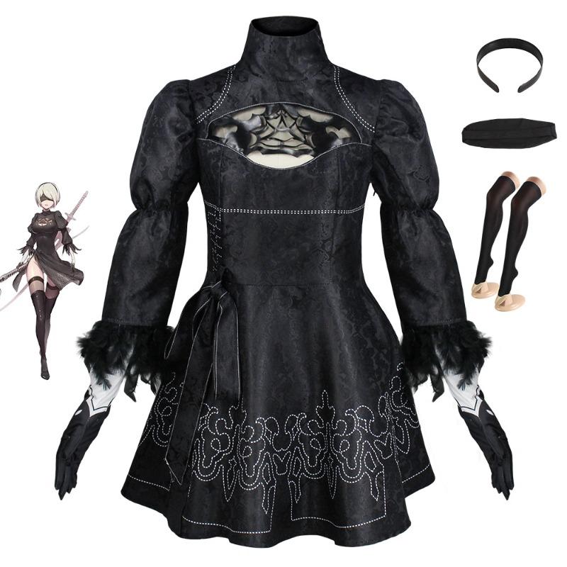 Neil Mechanical Era Cos Clothing 2B Sister Dress 9S Clothing Cosplay Animation Stage Clothing 2B Sister Cos Clothing