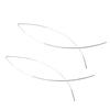 1 Pair Fish Shape Elegant Solid Color All-match Dangler Earring