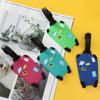 Biglietto Aereo Creativo Etichette per Bagagli Cartoon Design Identificatore ID Etichetta Indirizzo Accessori da Viaggio
