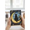 Mystical Cat Journal: Faux Leather Book of Shadows with Deckle Edge Pages, Songwriter Journal