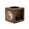 Square Mango Wood Oil Burner – Yin Yang