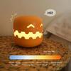 Halloween Pumpkin Night Light Cute Push Up Safety Light Decoration Halloween Bedside Decoration Children Halloween Gift