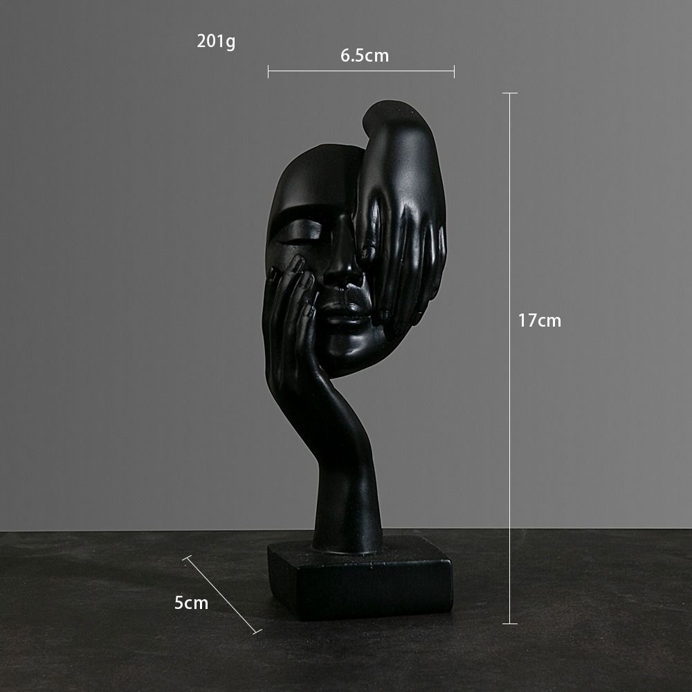 Gift Living Room Antiskid Base Figure Sculpture Desktop Ornaments Abstract Statue Resin Crafts