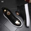 Fashion Designer Fashion Men's Shoes Rhinestone Casual Flats Platform Ankle Boots  Sneakers Zapatos Hombre A6