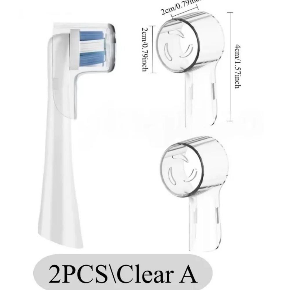 Toothbrush Dustproof Covers Caps Compatible with Braun Oral B Replacement Heads and iO Series Electric Toothbrush Head Protector