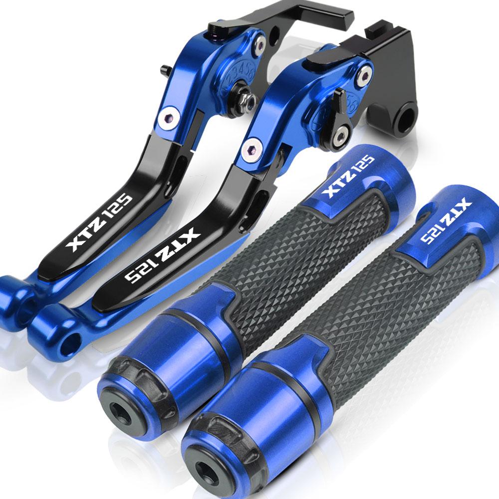 Motorcycle Brake Handle Clutch Lever CNC Aluminum Adjustable Handlebar Grips End For Yamaha XTZ125 XTZ 125 2014-2015