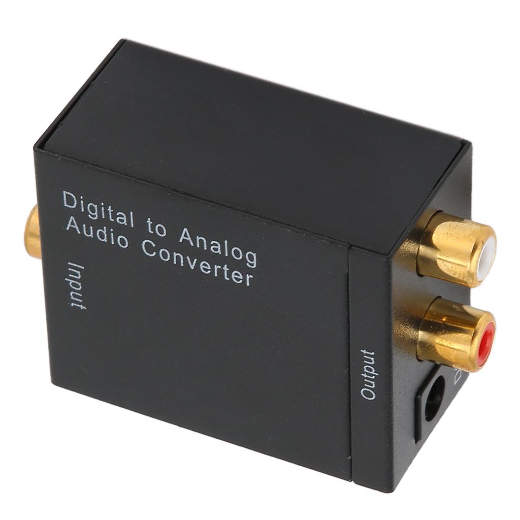 H3622 Digital Optical to Analog Audio Converter Lossless Sound Quality Audio Converter with Fiber