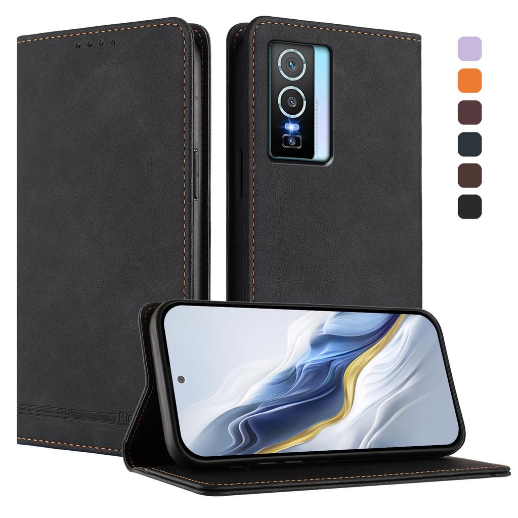 Wallet Card Slot Magnetic Flip Leather Case For VIVO Y78 Y77e Y77 Y76 Y75 Y72 Y70s Y56 Y55 Y55s Y53s Y52s Y51 Y51a