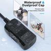 48W PD QC3.0 Motorcycle Charger Dual Ports with Voltmeter & Switch 12V-24V USB Type C Waterproof SAE Handlebar Power Adapter