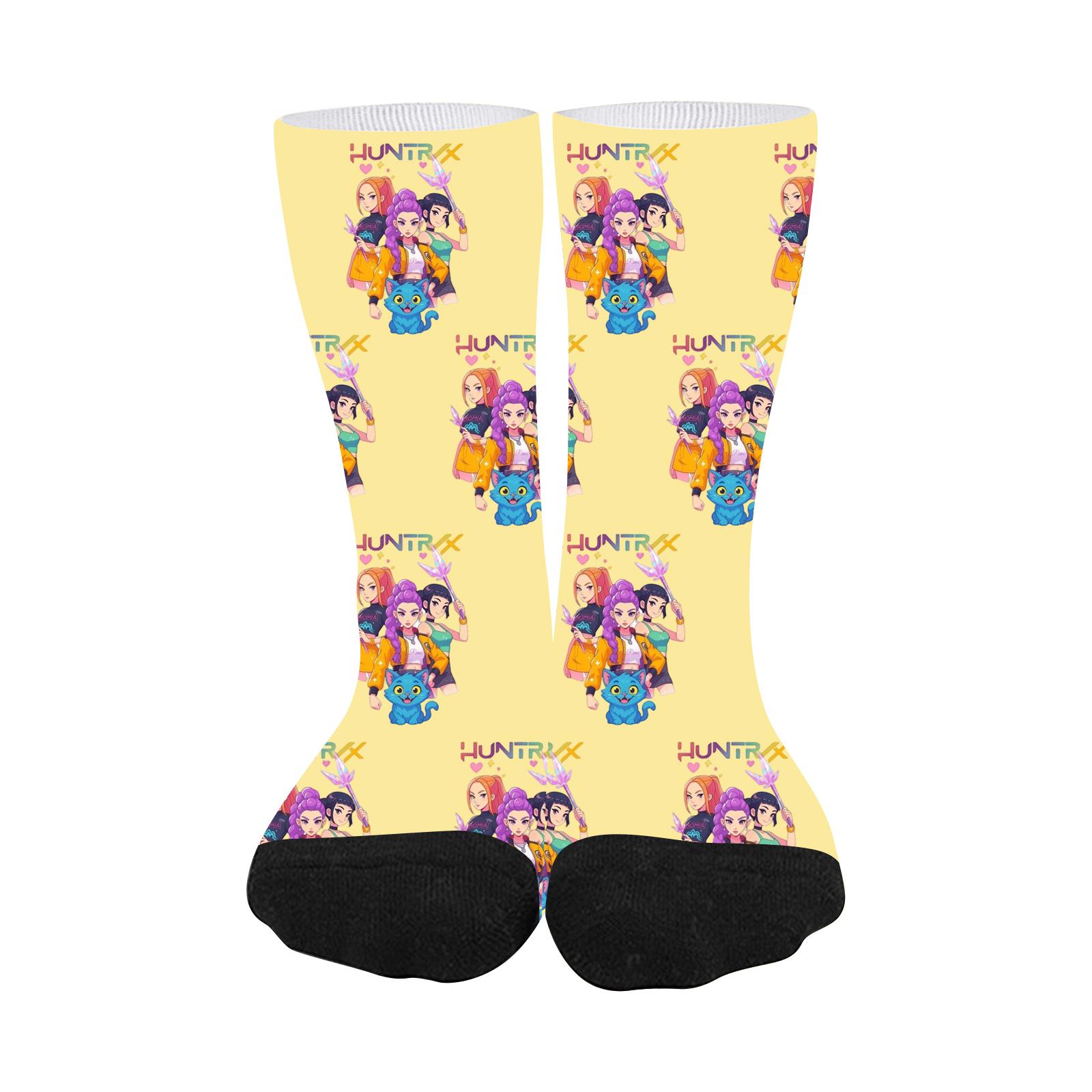 

Anime Print Full Print Socks, Cute Socks For Children s Birthday One Size жёлтый
