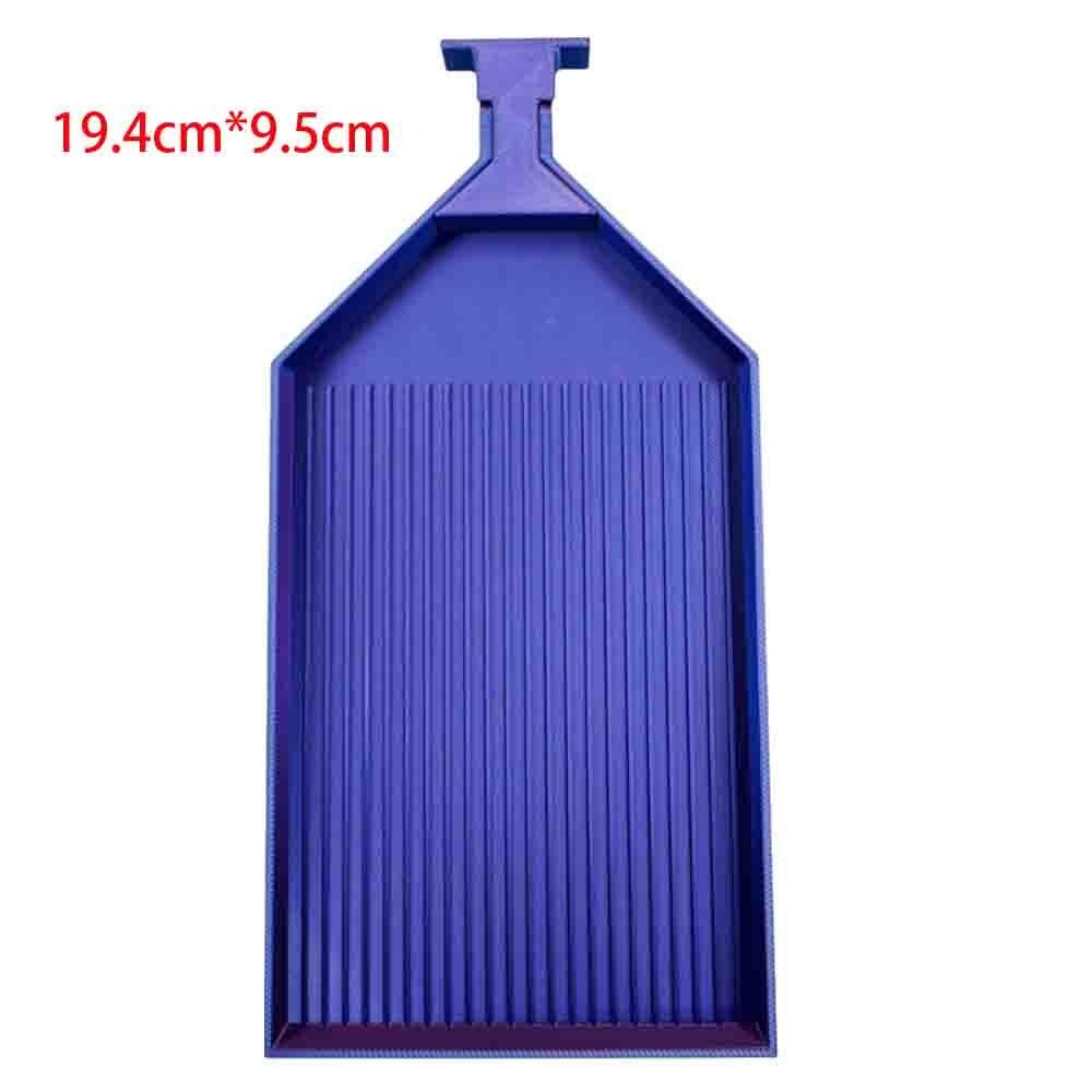 DIY Craft Large Diamond Painting Tray Embroidery Large Capacity Drill Storage Container Beading Plates with Y Shape Pop-up Plug