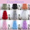 Princess Style Mesh Skirt With Ruffle Hem And High Waist For Summer Casual Wear