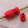 1PC Drill Bit Stop Collar Drill Depth Stop for Drill Bits Aluminum Drill Stop for Woodworking Hand Tools Red