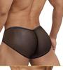 Damen Erotischer Deep V Po-Hebender Tanga mit Transparentem Mesh-Design