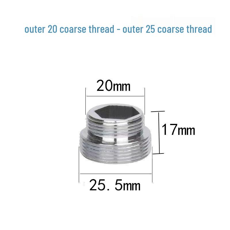 Faucet Adapter & Water Purifier Connector: M22 To 4-Point Coarse Thread Aerator