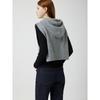 Hood Layered Knit Vest C254ksb031
