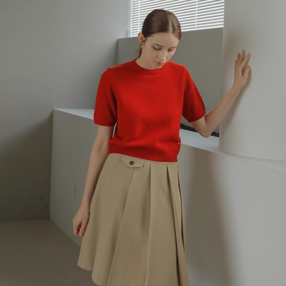 KELLY DONAHUE Soft Fine Wool Half Round Knit