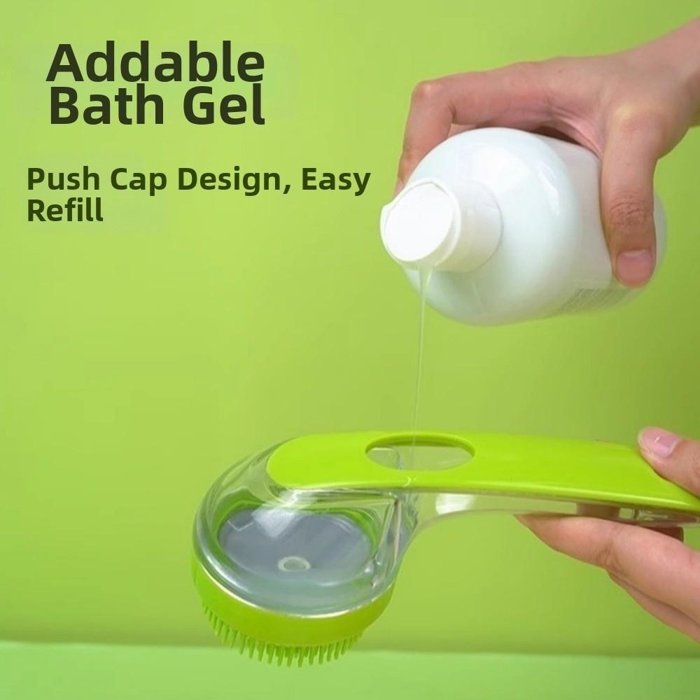 2-in-1-Design Hundereinigungsbürste Haarentfernung Haustierpflegebürste Haustierbadbürste Katzenpflege