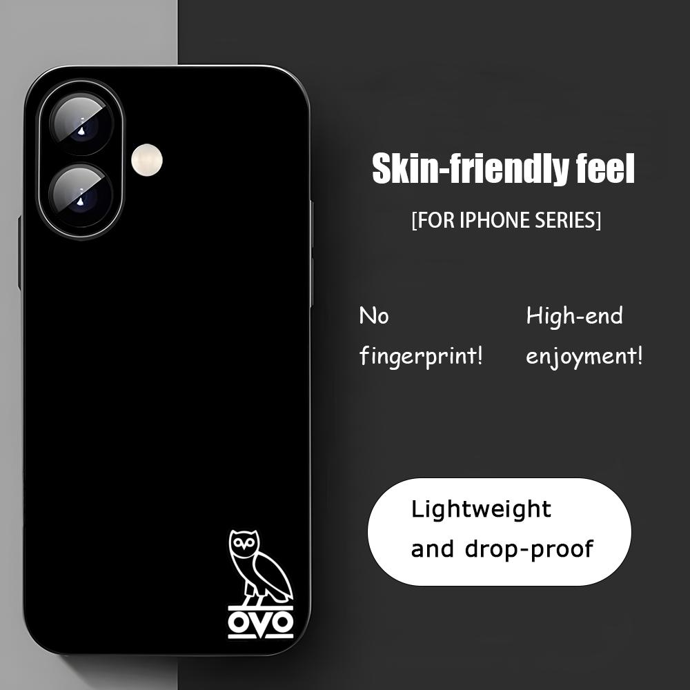 Fashion D-Drake owl Popular Phone Case For iPhone 17 16 15 14 13 12 11 X XR XS 8 Plus Mini Pro Max Soft black Shockproof Cover