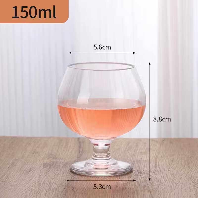 Qiwei Acrylic Plastic Stemmed Wine & Champagne Glass