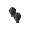 Plastic Decorative Durable Curtain Rod Cap Curtain Rod Head Drapery Rail Ends Curtain Accessories