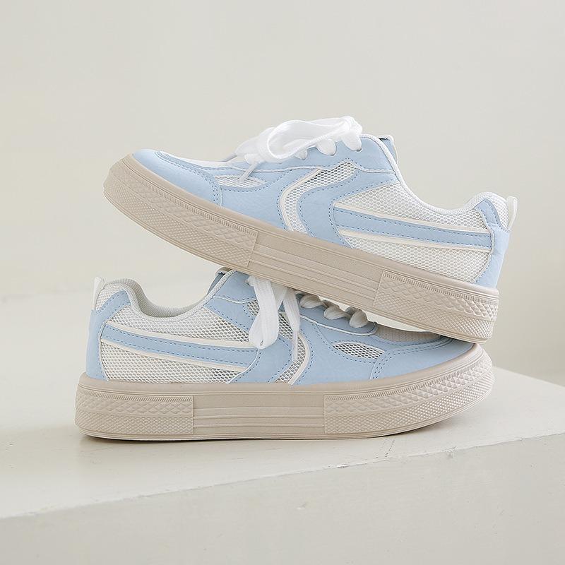 Summer new breathable little white shoes female students through the net versatile casual sports shoes