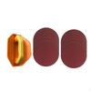 1 Piece Wall Corner Sander Ergonomic Semi Circular Angle Sanding Tool with Sandpaper Pads Portable