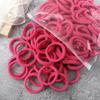 100/200PCS 4cm Elastic Hair Bands Candy Colors Hair Ties for Girls Chidren Headband Colorful Hair Accessories Headwear