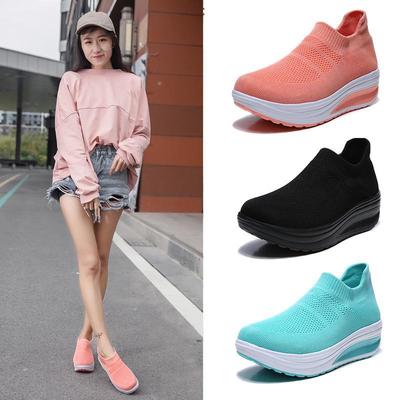 Scarpe sportive slip-on leggere in EVA con suola spessa da donna