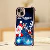 Ae117 Merry Christmas Happy New Year design Electroplated TPU Phone Cases for iPhone 16 15 13 11 Pro Max Infinix Smart 8 Four Corner Protection Cover