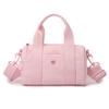 Nylon Pillow Shape Shoulder Bag With Top Handle Multi Zipper Pockets Lightweight Travel Tote For Women Daily Commute