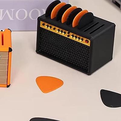 3D Baskılı Büyük Taşınabilir Gitar Pena Tutucu Su Geçirmez Toz Geçirmez Gitar Penaları Düzenleyici Pena Saklama ve Sergileme