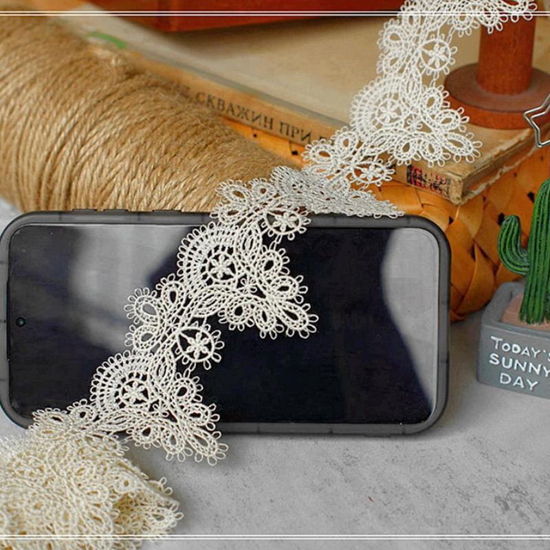 1PC DIY Curtains Flexible Skirts Soft Hair Accessories Trim Material Gift Packaging Delicate Tablecloths Lace Decorative 5.5CMx1M