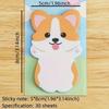 Vibrant Cartoon Animal Sticky Notes Pad - Colorful, Adorable, and Fun Stationery for Students, Teachers, and Office Use - Perfect for Note-Taking, J