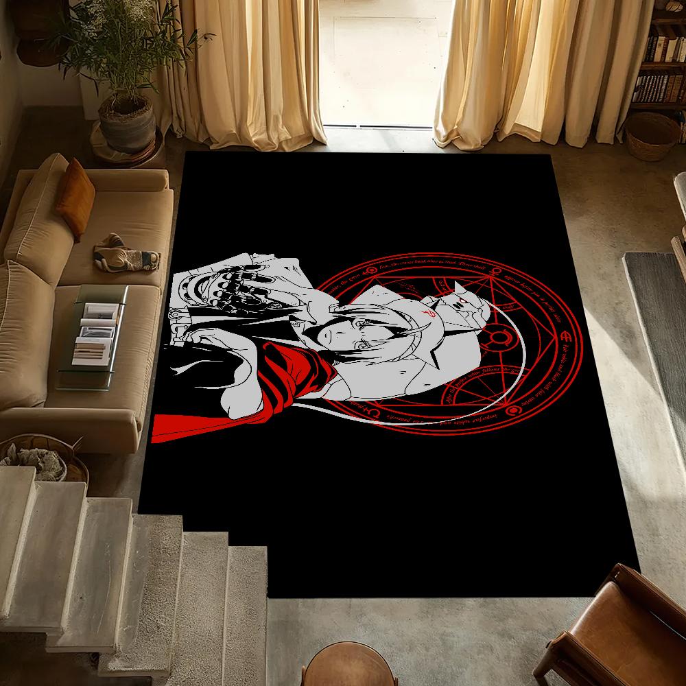 Small Fullmetal Carpet Anti-Slip Alchemist Kitchen Bedroom Handmade Tufted Rug Carpet Living Room Entrance Decoration