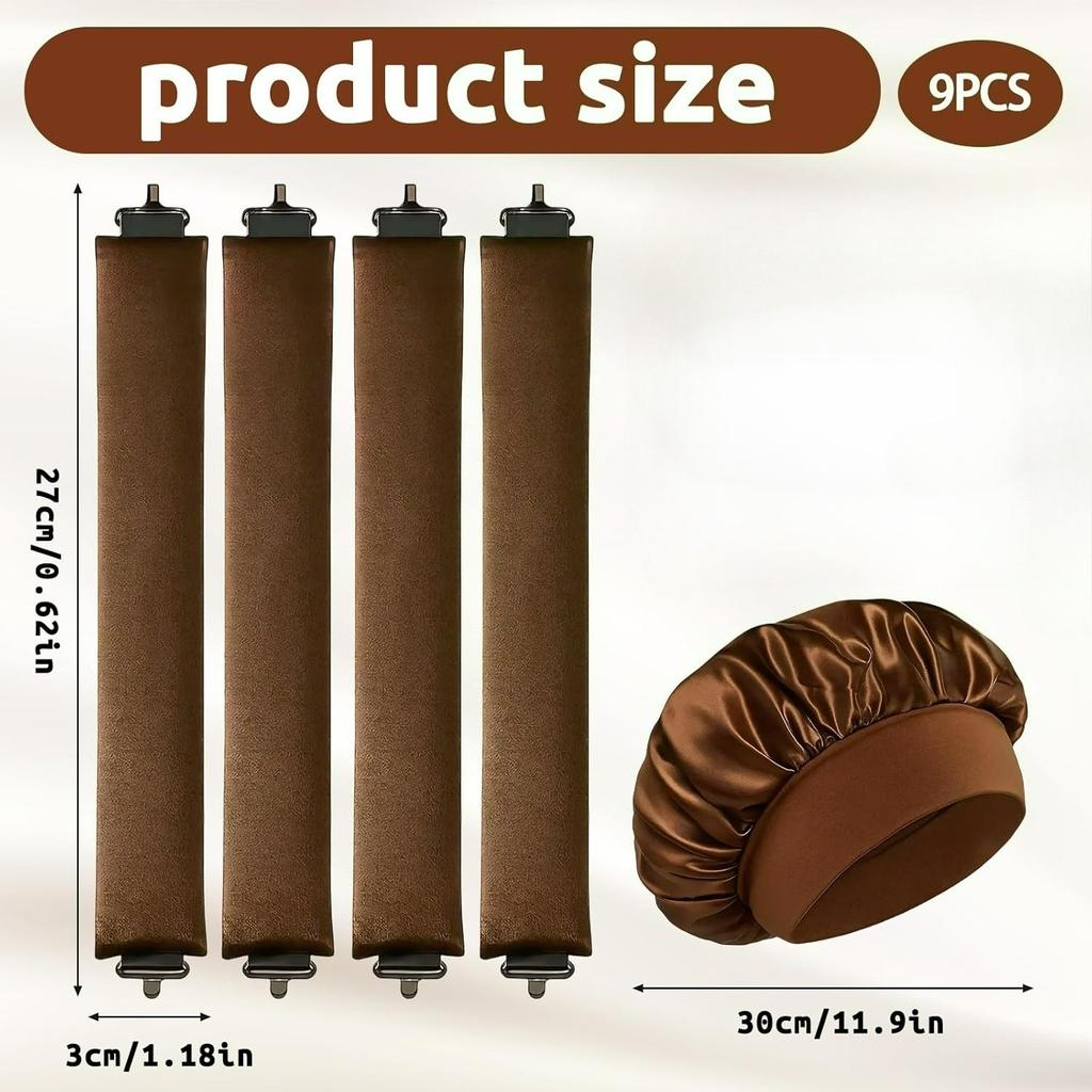 Heatless Blowout Rods,Overnight Blowout Rods,Overnight Curls for All Hair Types,Heatless Curling Method,Portable Design and Easy Overnight Styling