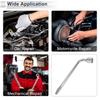 Motoforti 17mm 19mm 21mm 22mm 24mm Socket Wrench Spanner Socket Remover Hexagon Carbon Steel Motorcycle L Shaped Flat Head