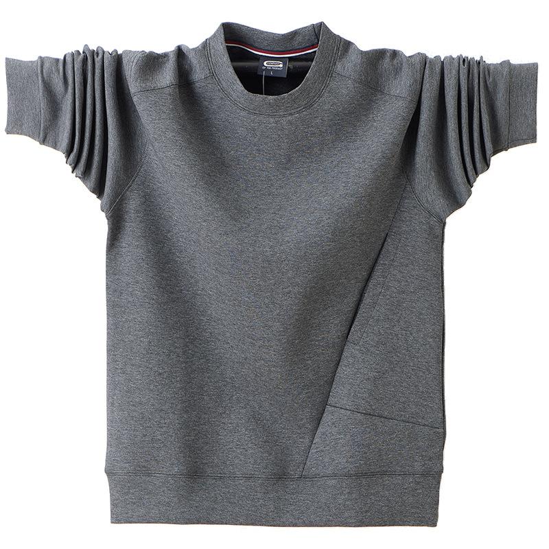 

Men s Casual Soft Crewneck Sweatshirt Breathable Crew Neck Pullover Outdoor Athletic Long Sleeve Sweatshirts for Men Basic Pullover Sweatshirt Tops L темно-серого