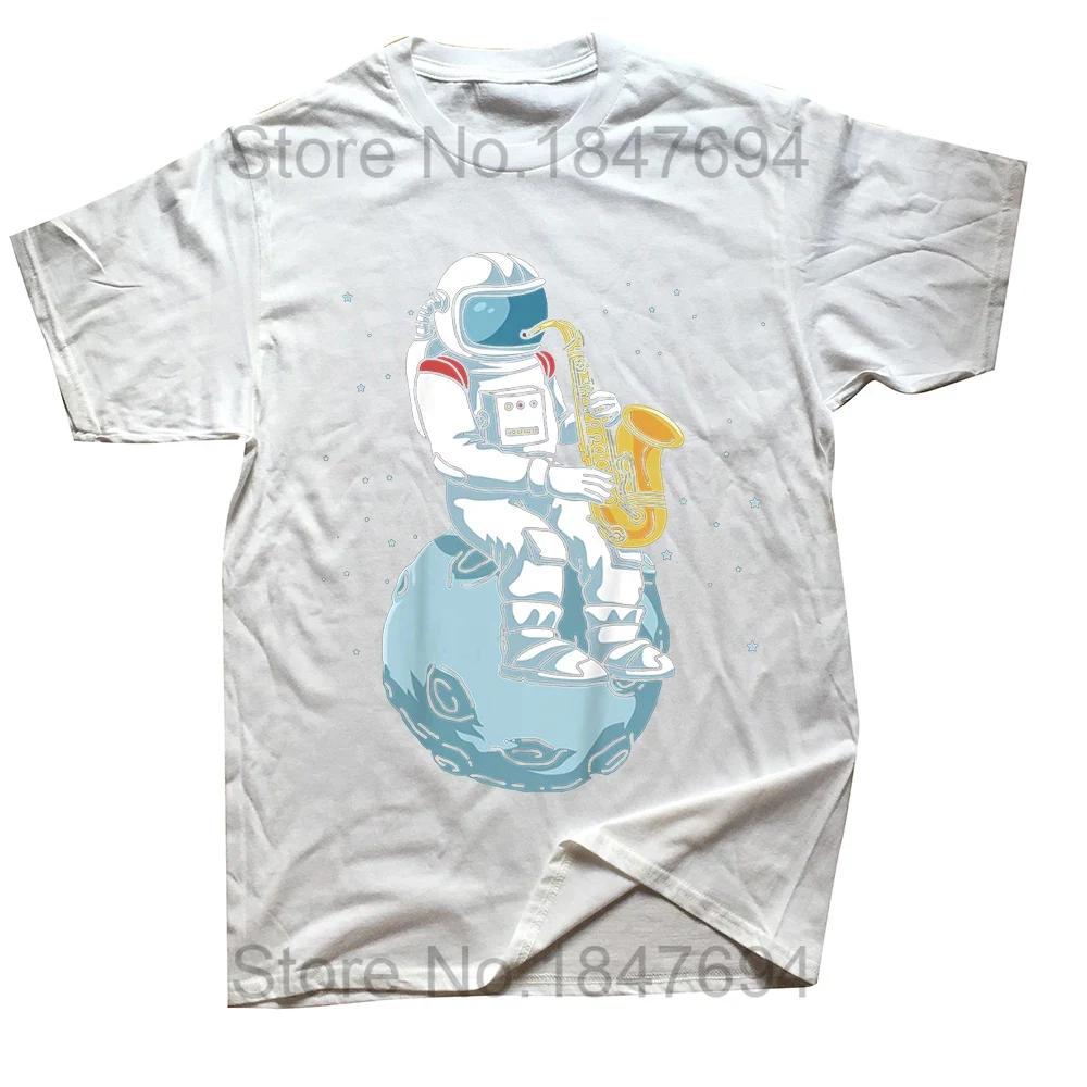 Saksofon Retro Klasyczny Saksofonista Muzyka Jazzowa Koszulki Graficzne Streetwear Krótki Rękaw Prezenty Urodzinowe Letni Styl T-shirt Męski